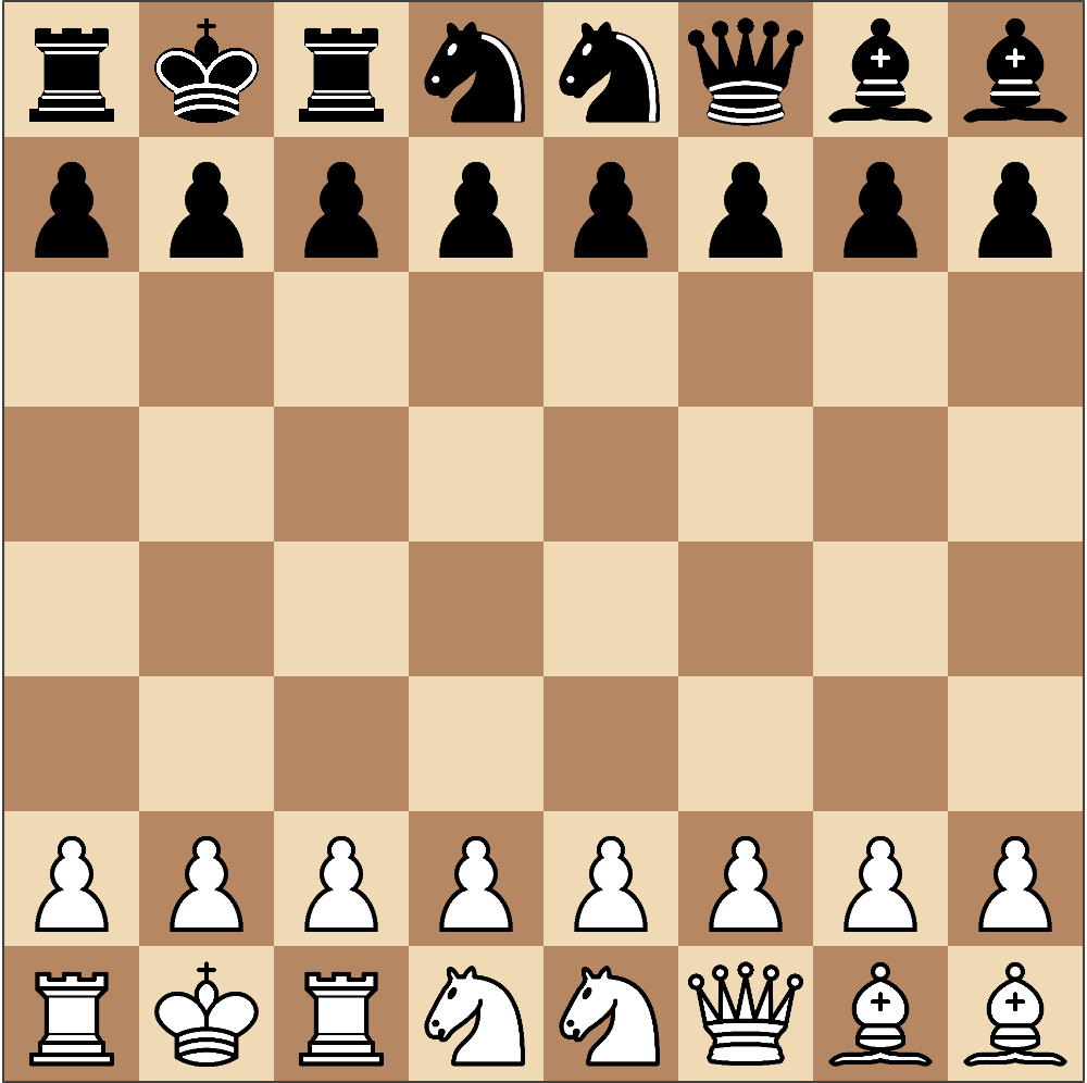Chess960 starting position example